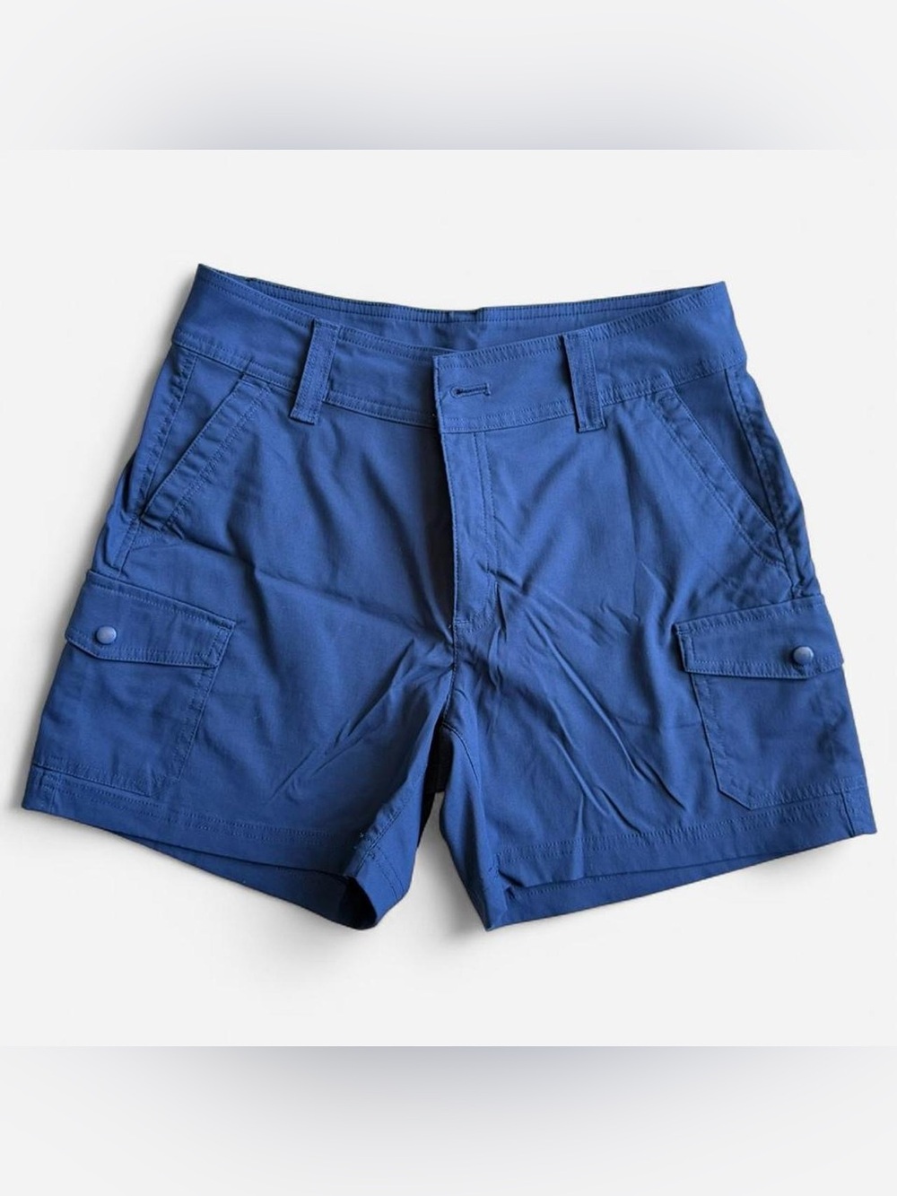 Eddie Bauer Women’s Blue Cargo Hiking Shorts